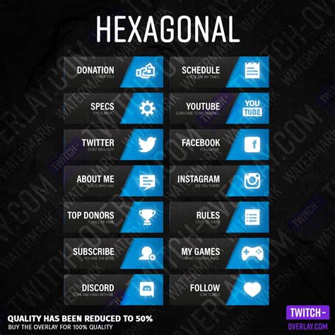 twitch panel examples